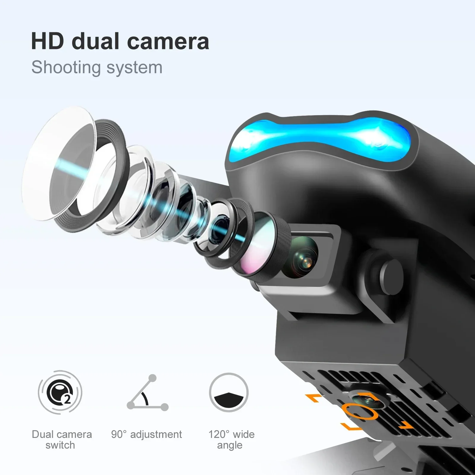 Novo e99 pro hd 4k zangão câme - Drone Camera Lens avaliação e preço