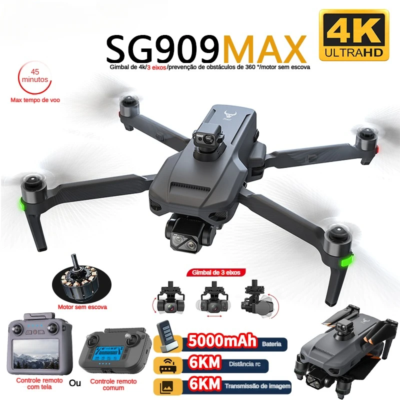 Zll sg909 sg909max drone profi - Drone Camera Lens avaliação e preço